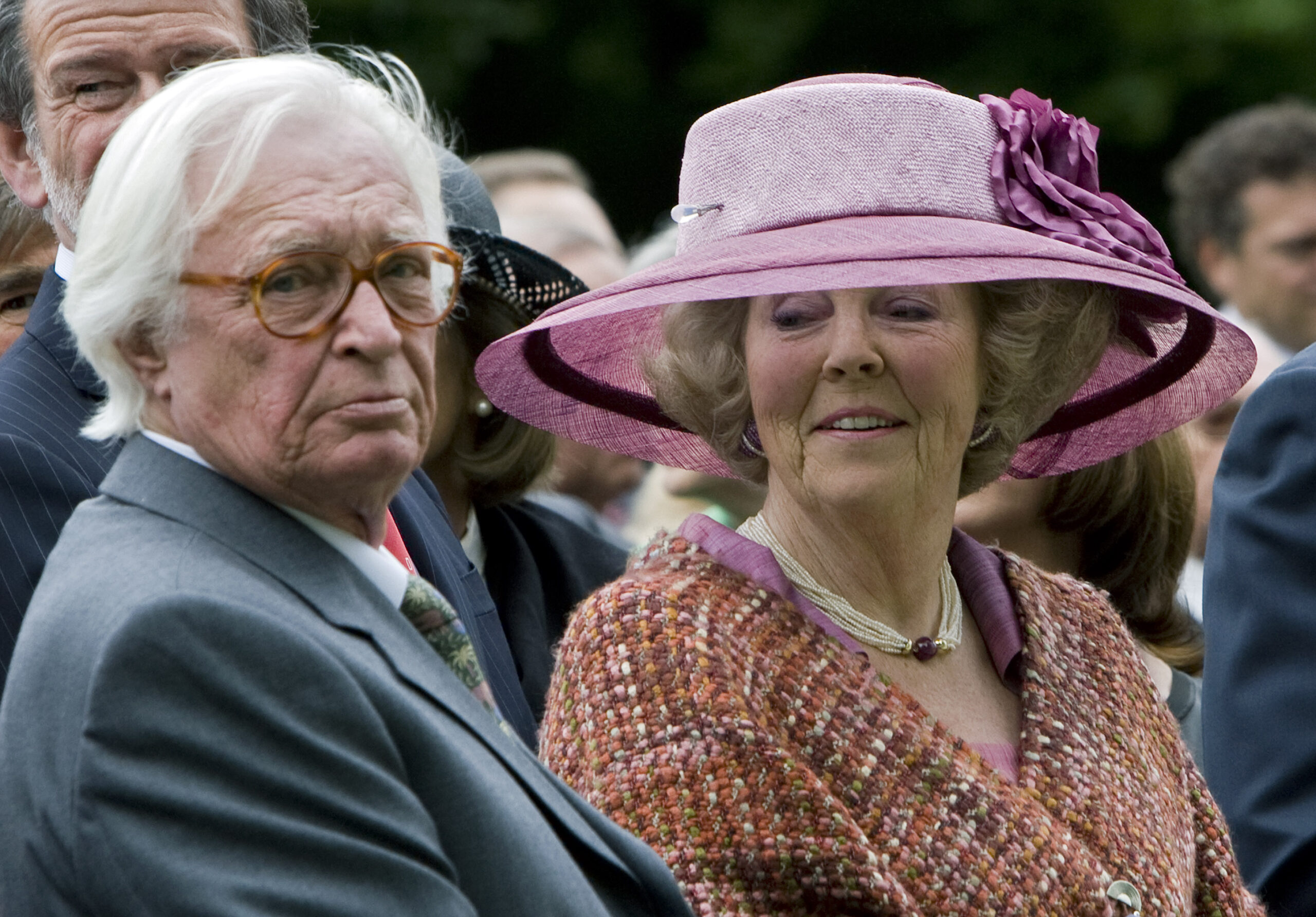 Kees Verkade met koningin Beatrix