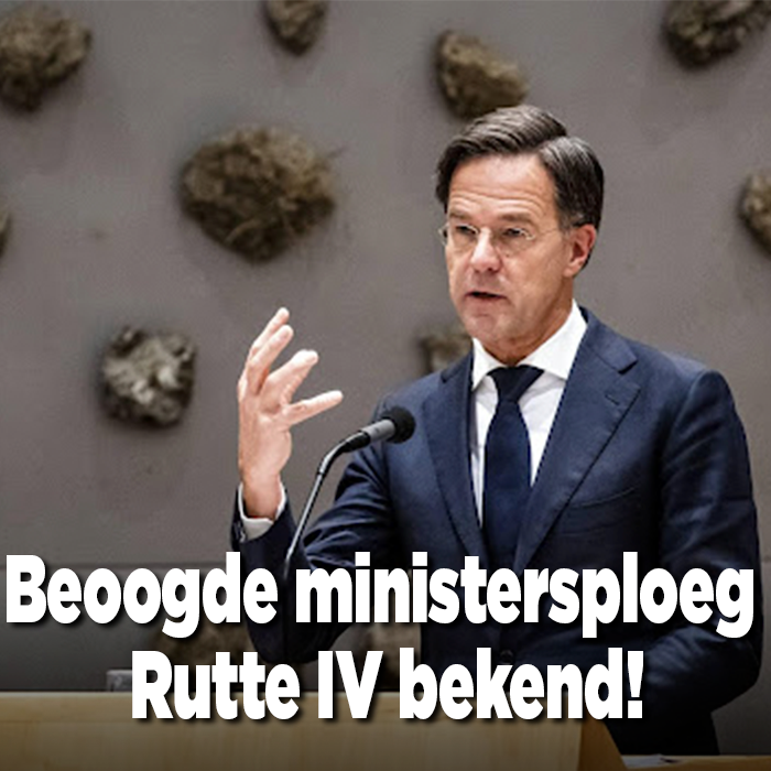 Voltallige beoogde ministersploeg Rutte IV bekend!