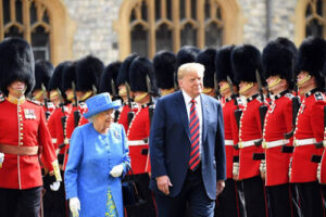 Britten vallen over leugen Trump over Queen