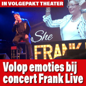 Trucker en zanger Frank Live laat een traan in volgepakt theater