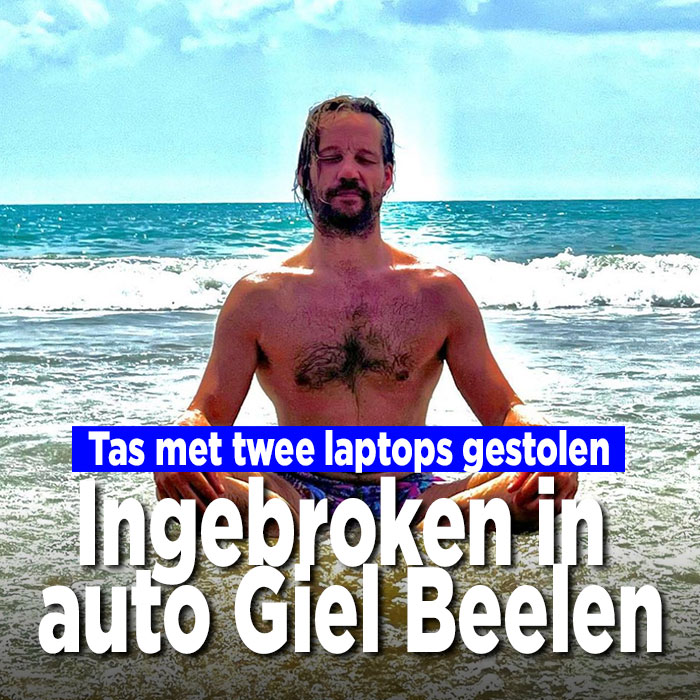 Ingebroken in auto Giel Beelen: twee laptops gestolen