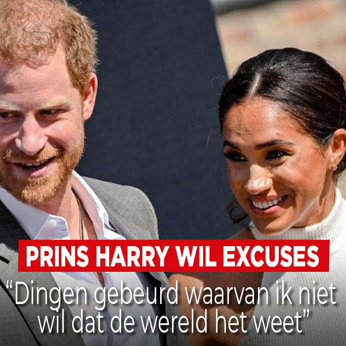 Prins Harry wil excuses