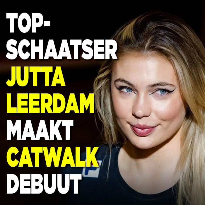 Schaatskampioen Jutta Leerdam maakt catwalk debuut