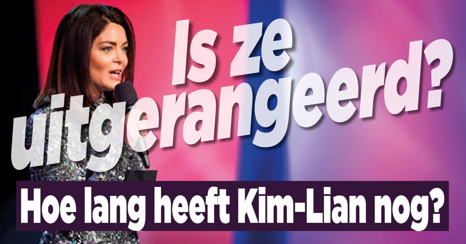 Is de tv-carrière van Kim-Lian van der Meij voorbij?