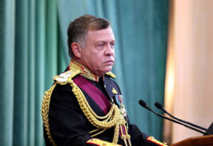 Koning Abdullah leest troonrede voor