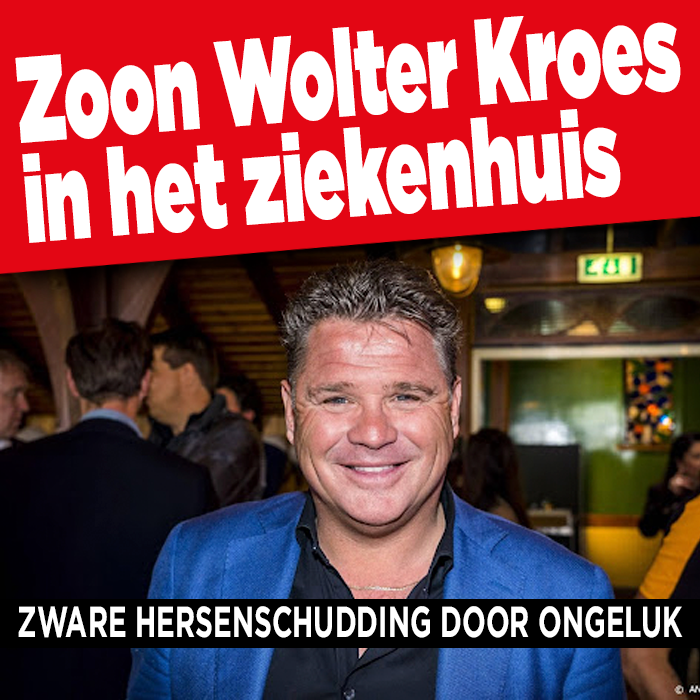 Zoon Wolter Kroes met zware hersenschudding in ziekenhuis