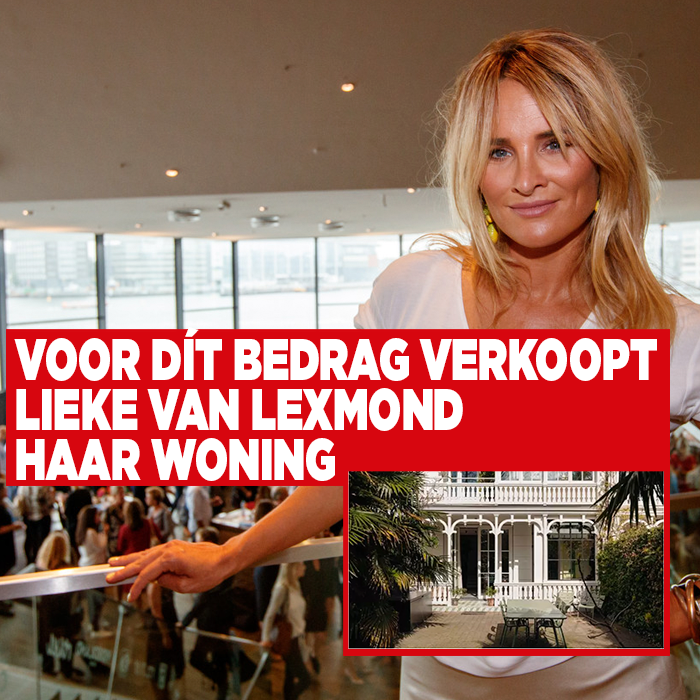 Voor dít bedrag verkoopt Lieke van Lexmond haar Amsterdamse huis