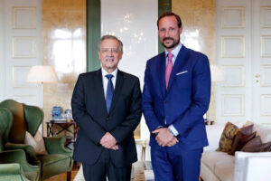 Liechtensteins bezoek voor regent Haakon