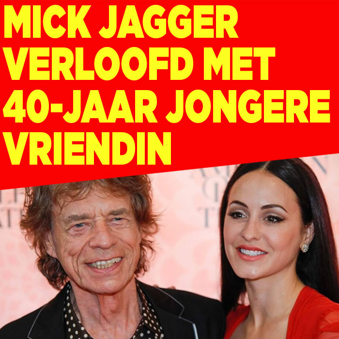 Mick Jagger verloofd met veertig jaar jongere vriendin