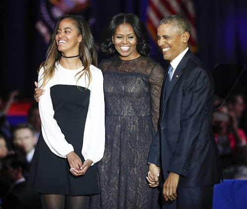 Michelle na kwart eeuw nog steeds gecharmeerd van Barack