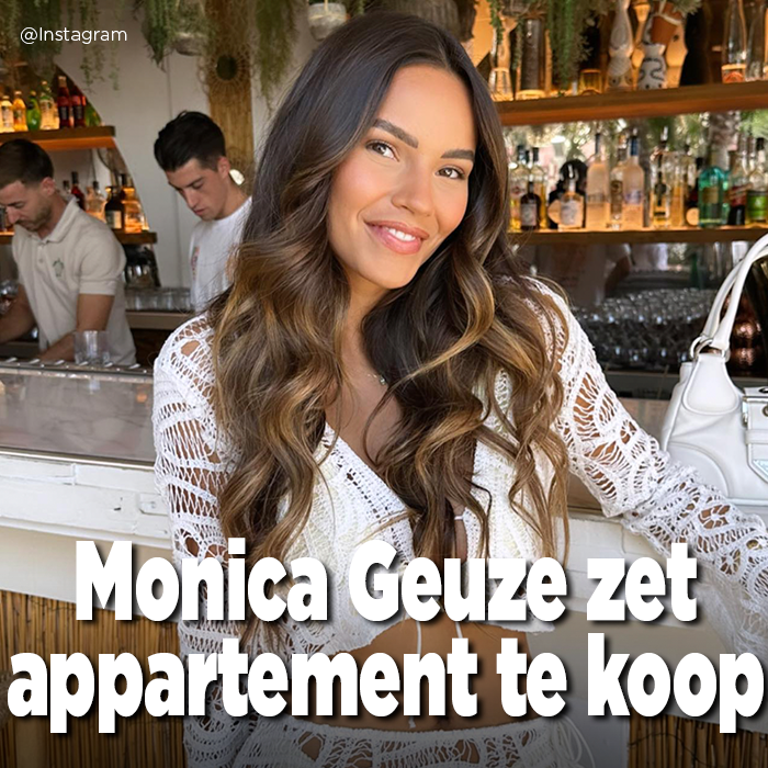 Monica Geuze zet appartement te koop