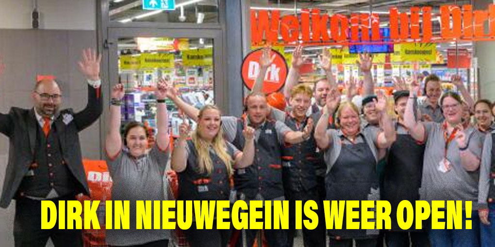 Dirk in Nieuwegein is weer open