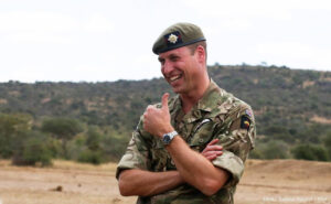 Prins William even terug naar het leger