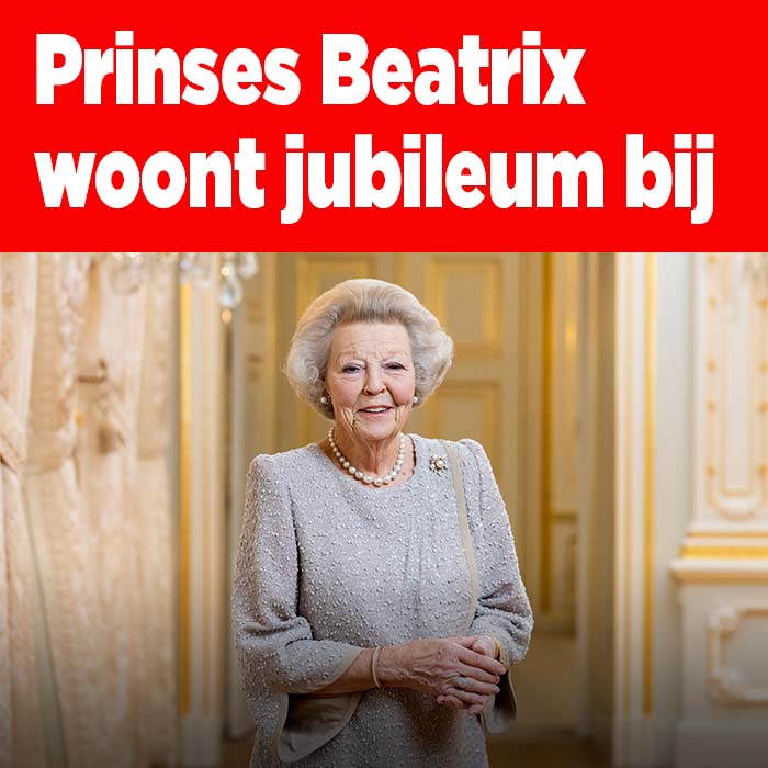 Prinses Beatrix woont jubileum bij