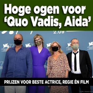Nederlandse coproductie ‘Quo Vadis, Aida?’ wint prijzen