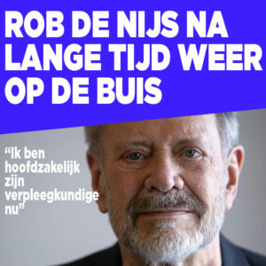 Rob de Nijs voor het eerst na lange tijd op tv: &#8216;Ik ben hoofdzakelijk zijn verpleegkundige nu&#8217;
