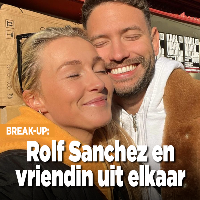 Break-up: Rolf Sanchez en vriendin uit elkaar