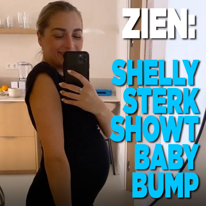 ZIEN: Shelly Sterk showt baby bump
