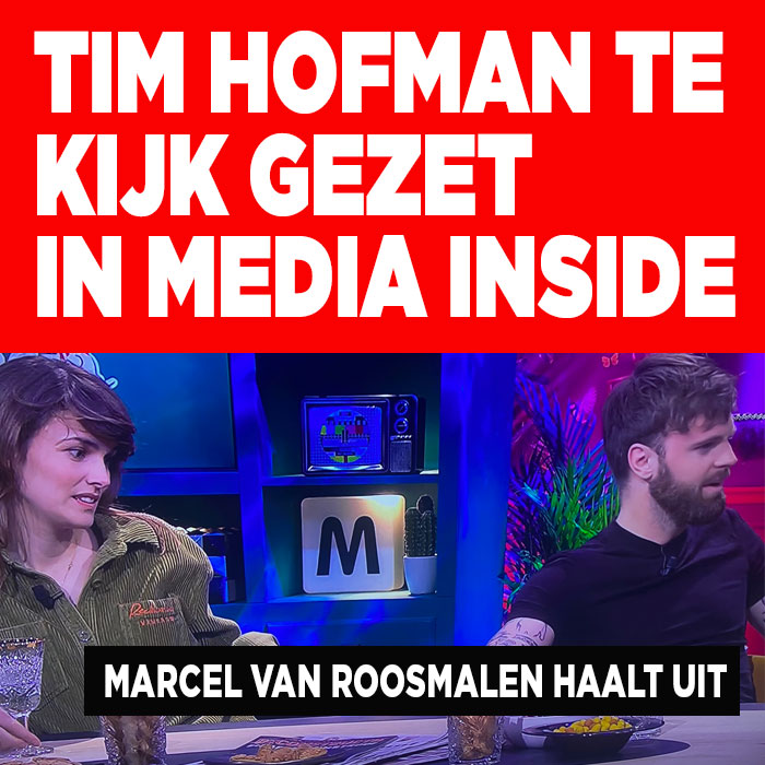 Pijnlijke momenten voor Tim Hofman bij Media Inside