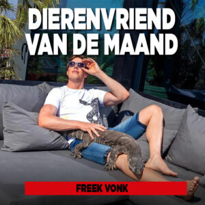 Dierenvriend van de maand: Freek Vonk