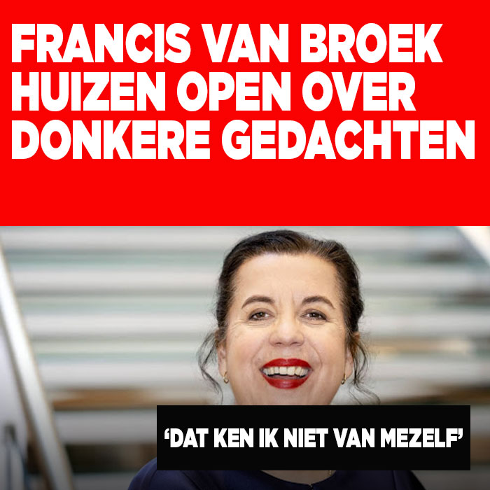 Francis van Broekhuizen open over donkere gedachten: &#8216;Dat ken ik niet van mezelf&#8217;