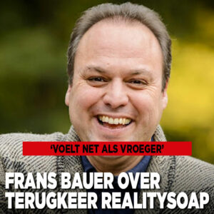 Frans Bauer over terugkeer realitysoap: &#8216;Voelt net als vroeger&#8217;