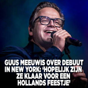 Guus Meeuwis over debuut in New York: &#8216;Hopelijk zijn ze voorbereid op een Hollands feestje&#8217;