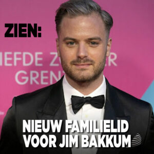 ZIEN: Nieuw familielid voor Jim Bakkum