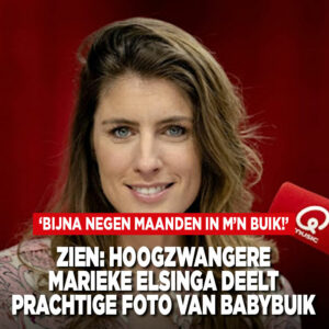 ZIEN: Hoogzwangere Marieke Elsinga deelt prachtige foto van babybuik