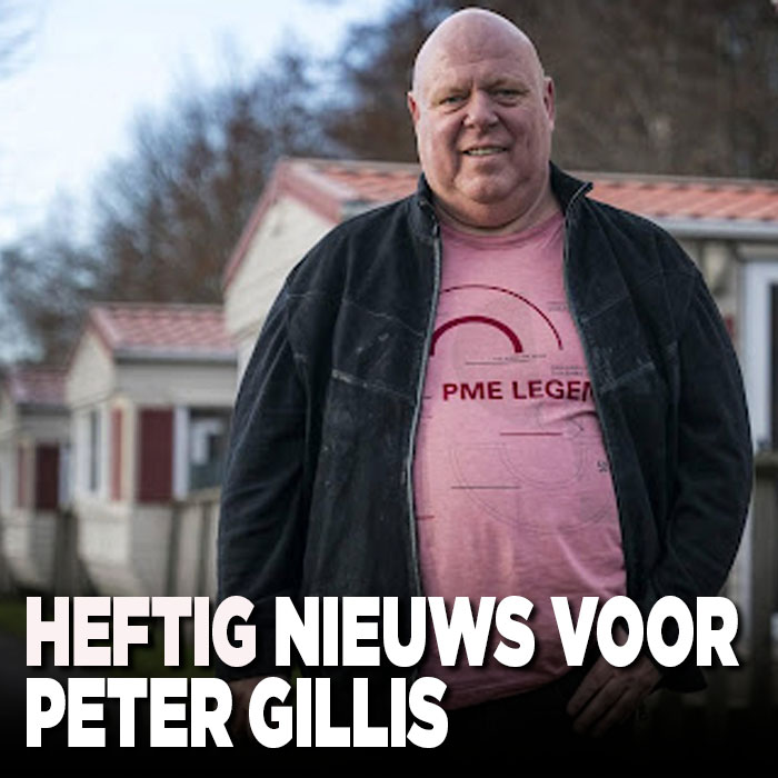 Heftig nieuws voor Peter Gillis