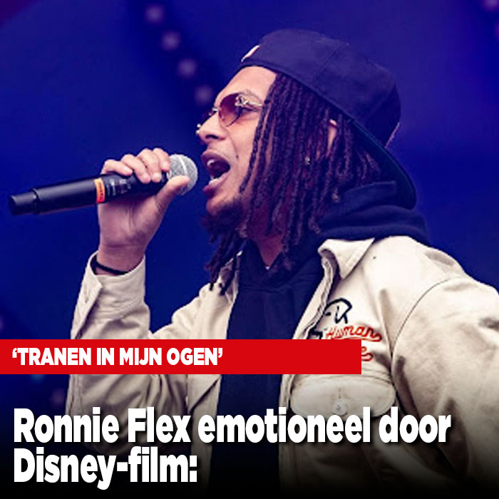 Ronnie Flex emotioneel door Disney-film: &#8216;Tranen in mijn ogen&#8217;