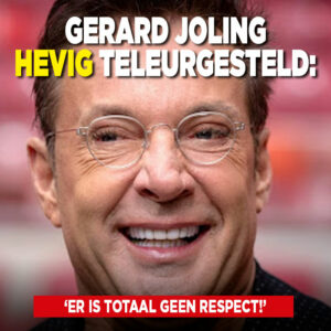 Gerard Joling hevig teleurgesteld: &#8216;Er is totaal geen respect!&#8217;