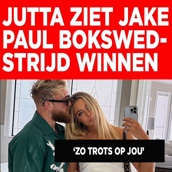 Jutta Leerdam ziet Jake Paul bokswedstrijd winnen: &#8216;Zo trots&#8217;