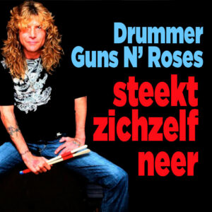 Oud-drummer Guns N&#8217; Roses steekt zichzelf neer