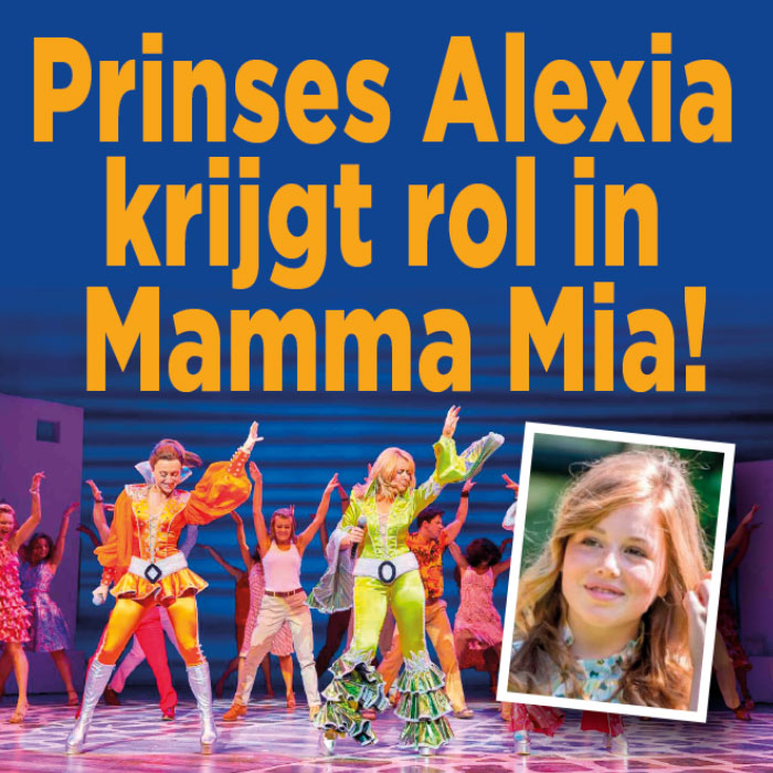 Prinses Alexia schittert in musical