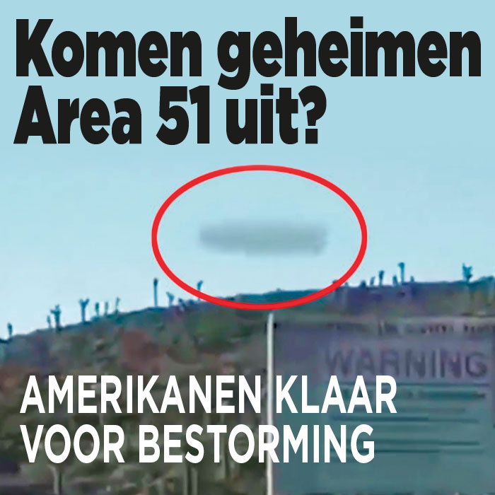 Bestorming Area 51. Amerika houdt adem in