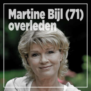 Martine Bijl (71) overleden