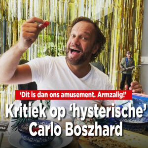 Kritiek op &#8216;hysterische&#8217; Carlo Boszhard in The Masked Singer