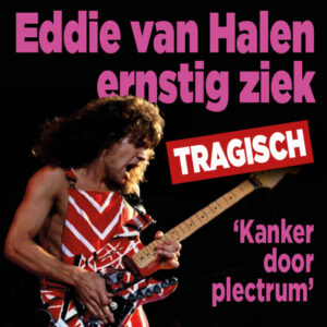 Eddie van Halen beweert: &#8216;kanker door plectrum&#8217;