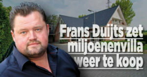 Frans Duijts zet miljoenenvilla te koop!