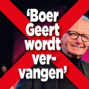 Boer Geert wordt vervangen!