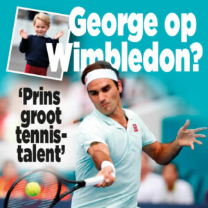 Federer: prins George is een tennistalent