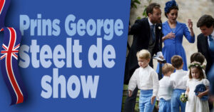 Prins George steelt show op bruiloft peetmoeder