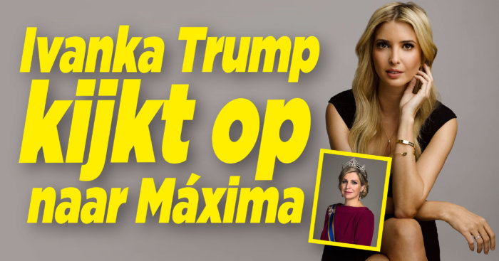Ivanka Trump leert van Máxima