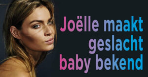 Joëlle Witschge maakt geslacht baby bekend