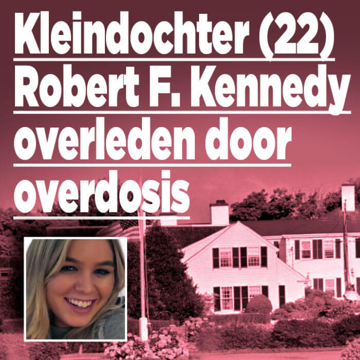 Kleindochter (22) Robert F. Kennedy overleden door overdosis