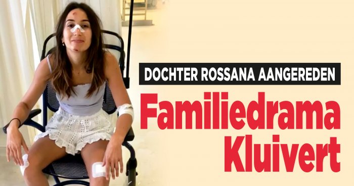 Dochter Rossana Kluivert gewond in het ziekenhuis