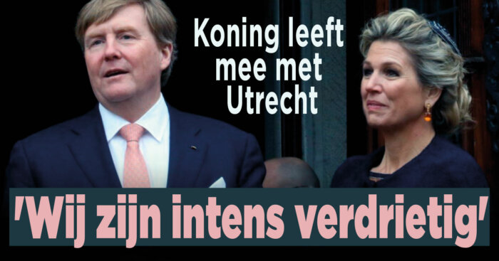 Koning Willem-Alexander spreekt over Utrecht