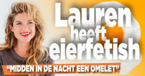 Lauren Verster heeft last van &#8216;eetbuien&#8217; tijdens zwangerschap