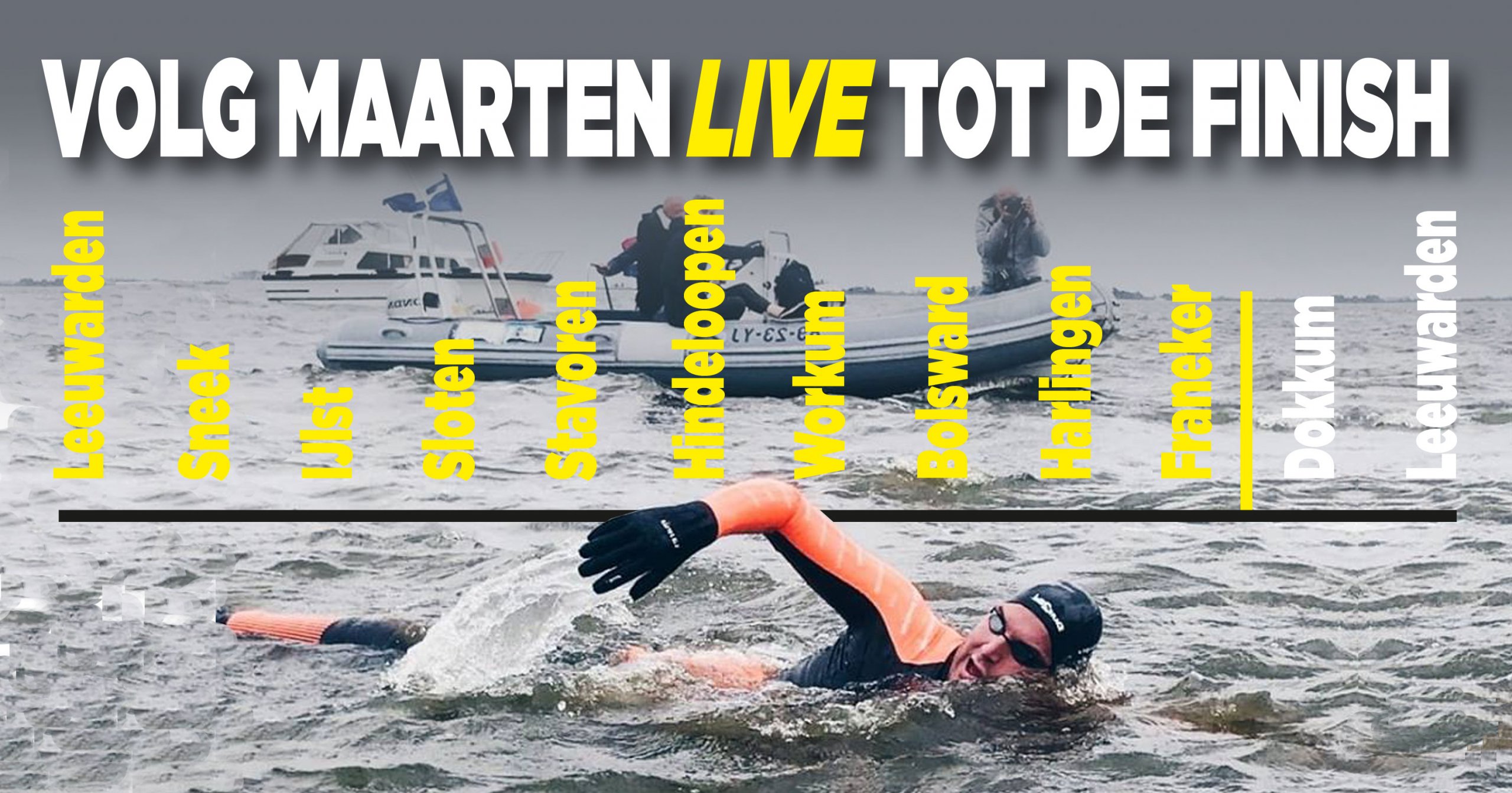 Maarten van der Weijden zwemt voor het leven: onmenselijke prestatie!